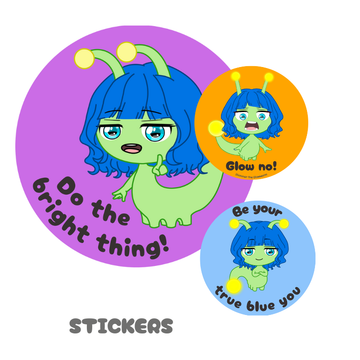 Shimmer the glow worm